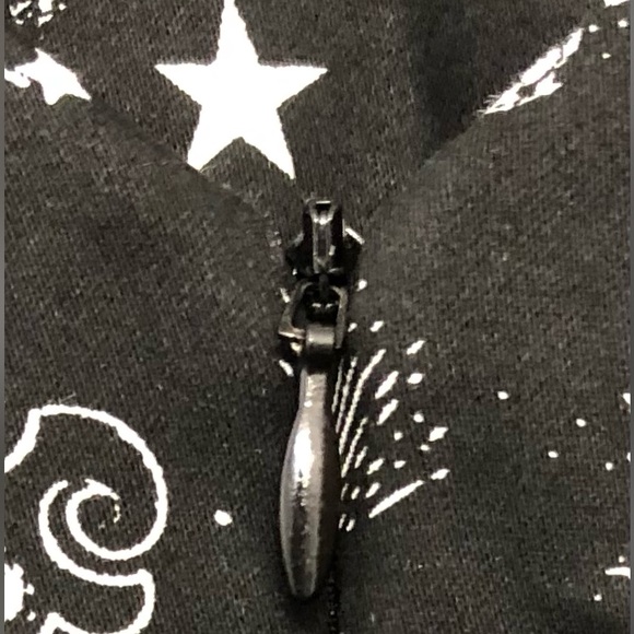 NWT Eva Rose Attic Salt SS Lunar Black Celestial Dress - M - Picture 7 of 11